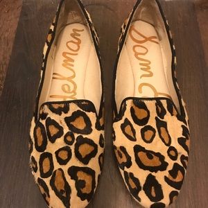 Sam Edelman leopard loafer